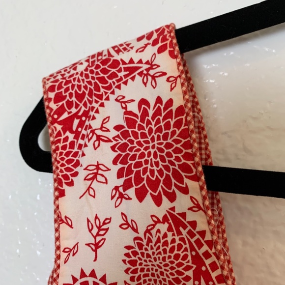 Avenue Tank Top 4X (30/32) Red Paisley Floral Coquette Feminine Preppy Cropped - Picture 2 of 11